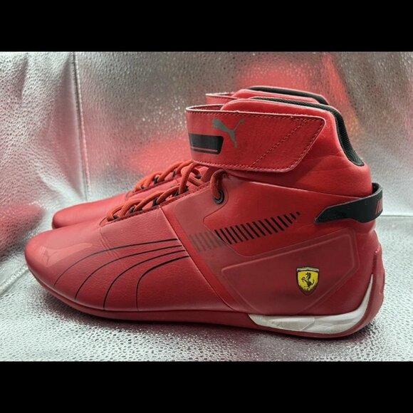 RARE 🚀 Sz 10.5 PUMA Scuderia Ferrari AEROCAT Mid Drift Cat SHOES 306856 02 Men - Picture 8 of 15